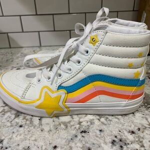 Vans Kids' Sk8-Hi Rainbow Star Sneaker
